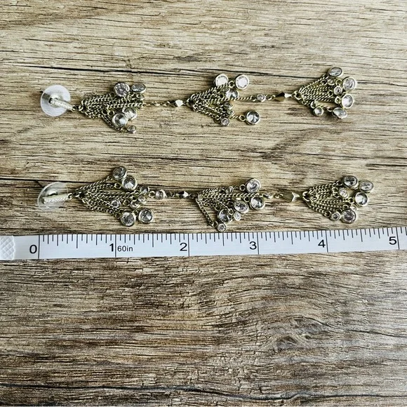 Kendra Scott | EUC 3-Tier Gold Plated Dangly Earrings *Comes with dust b… - Picture 2 of 3